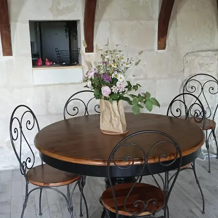 Des Perreyeurs - Maison Troglodyte Avec Vue Sur Loire * Монтзоро