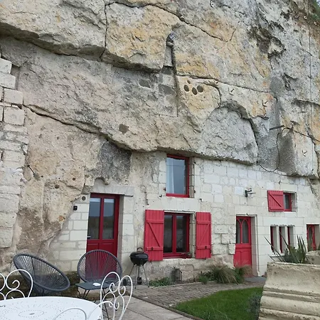 Des Perreyeurs - Maison Troglodyte Avec Vue Sur Loire Сasa de vacaciones Montsoreau