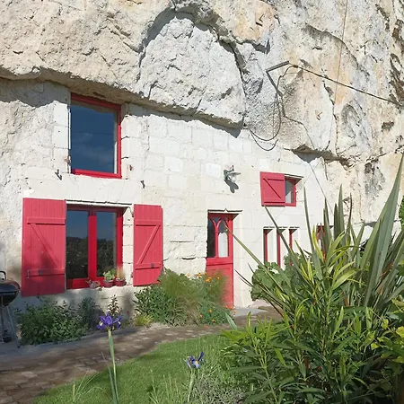 度假居 Des Perreyeurs - Maison Troglodyte Avec Vue Sur Loire