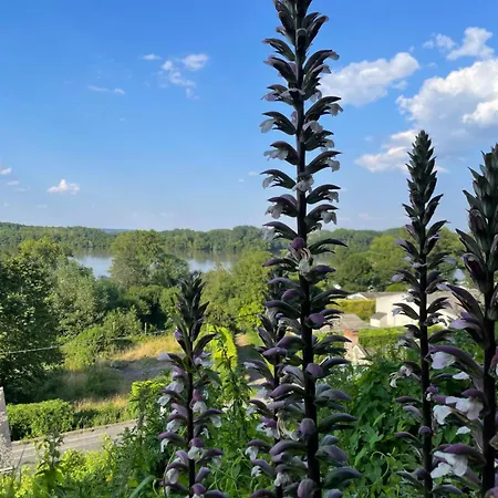 Des Perreyeurs - Maison Troglodyte Avec Vue Sur Loire * Монтзоро